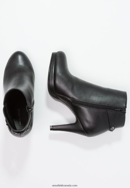 Anna Field Women High Heeled Ankle Boots Black H42J4Z1918