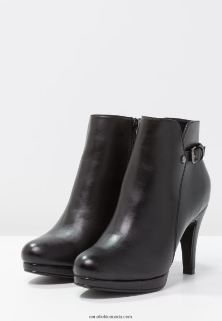 Anna Field Women High Heeled Ankle Boots Black H42J4Z1918