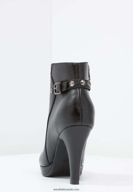 Anna Field Women High Heeled Ankle Boots Black H42J4Z1918