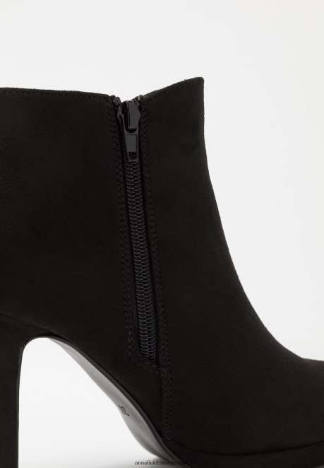 Anna Field Women High Heeled Ankle Boots Black H42J4Z1985