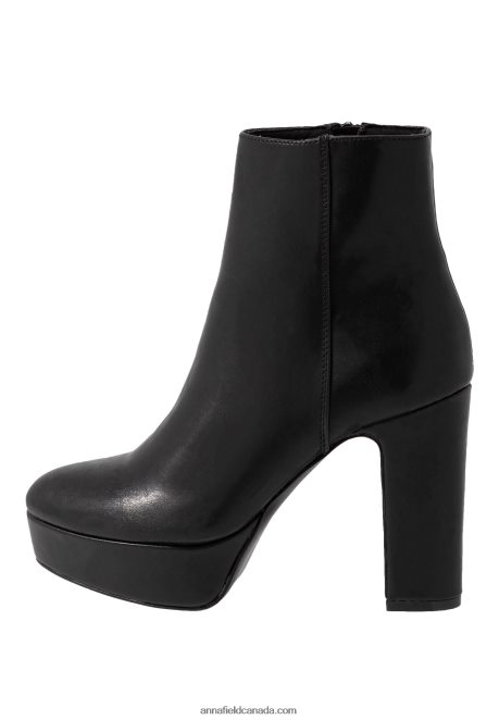 Anna Field Women High Heeled Ankle Boots Black H42J4Z2059