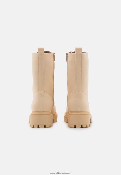 Anna Field Women Platform Ankle Boots Beige H42J4Z2023