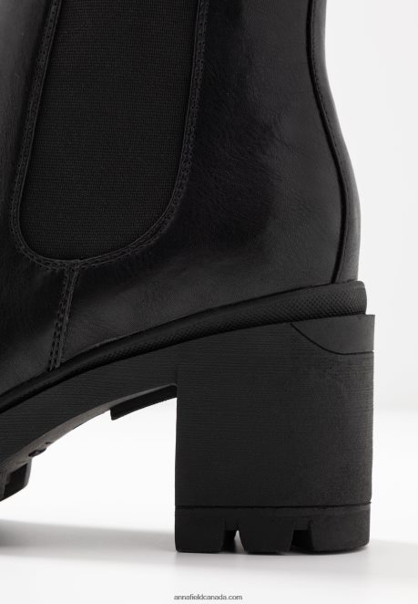 Anna Field Women Platform Ankle Boots Black H42J4Z2060