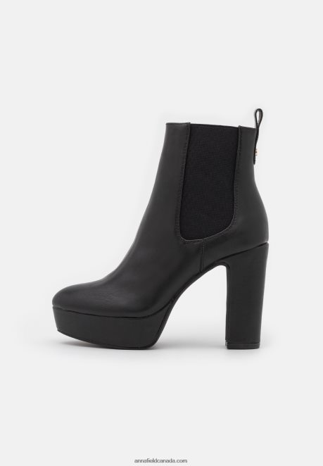 Anna Field Women Platform Ankle Boots Black H42J4Z2061