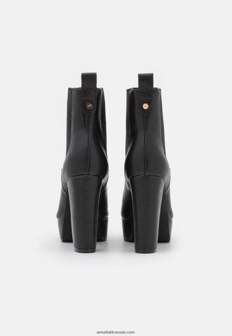 Anna Field Women Platform Ankle Boots Black H42J4Z2061