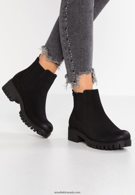 Anna Field Women Platform Ankle Boots Black H42J4Z2062