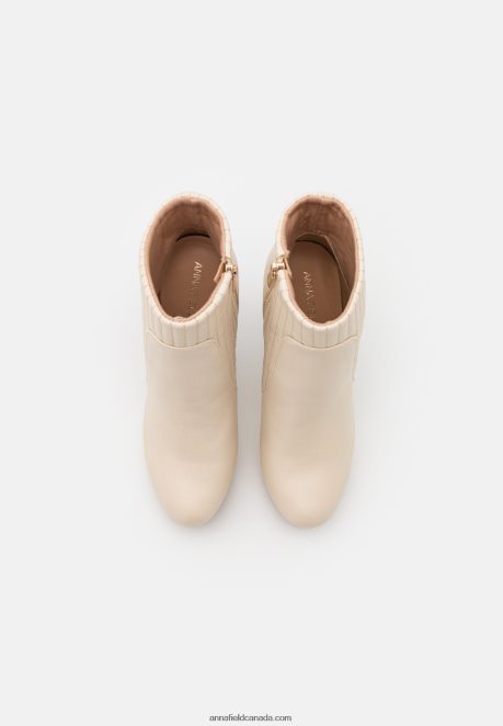 Anna Field Women Platform Ankle Boots Offwhite H42J4Z2058