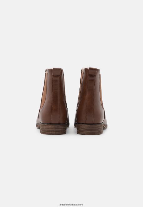 Anna Field Women Winter Boot Classic Ankle Boots Cognac H42J4Z1988