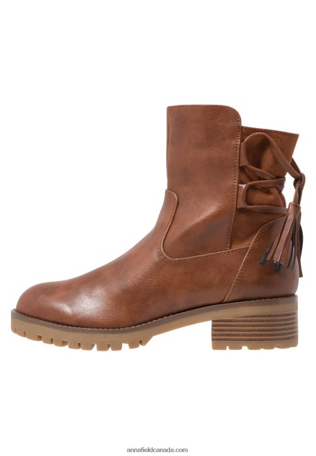 Anna Field Women Winter Boot Classic Ankle Boots Cognac H42J4Z1996