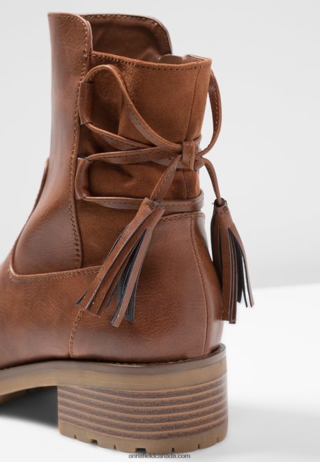 Anna Field Women Winter Boot Classic Ankle Boots Cognac H42J4Z1996