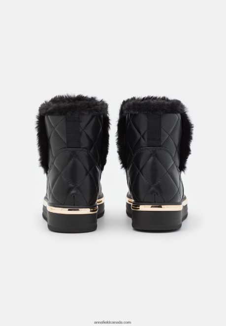 Anna Field Women Winter Boot Platform Ankle Boots Black H42J4Z2057