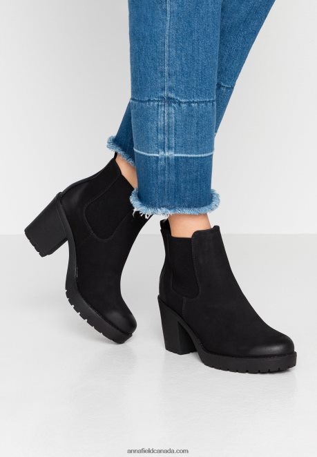 Anna Field Women Winter Booties Ankle Boots Black H42J4Z1901