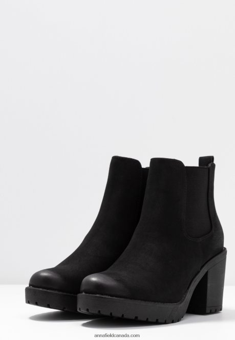 Anna Field Women Winter Booties Ankle Boots Black H42J4Z1901