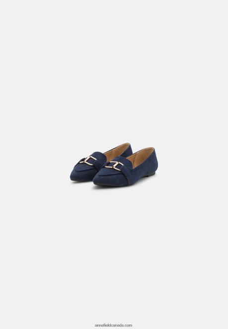 Anna Field Women Anas Ballet Pumps Dark Blue H42J4Z2147