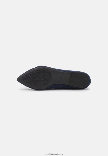 Anna Field Women Anas Ballet Pumps Dark Blue H42J4Z2147