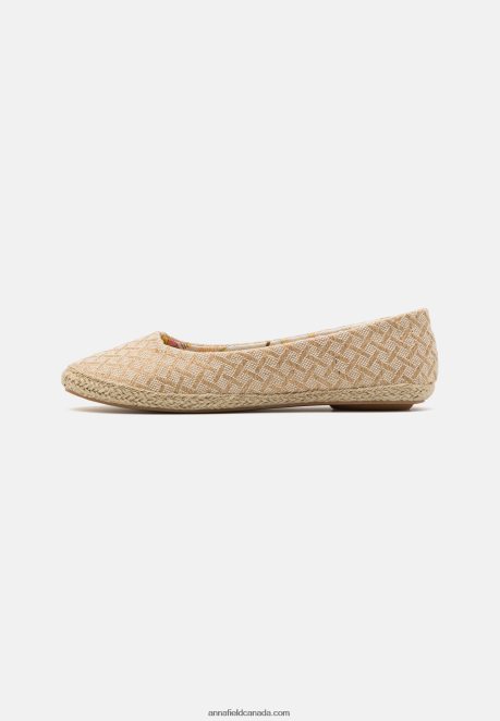 Anna Field Women Ballet Pumps Beige H42J4Z2094