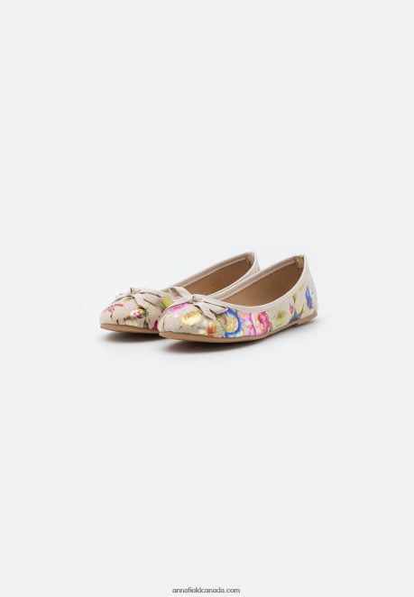 Anna Field Women Ballet Pumps Beige H42J4Z2107