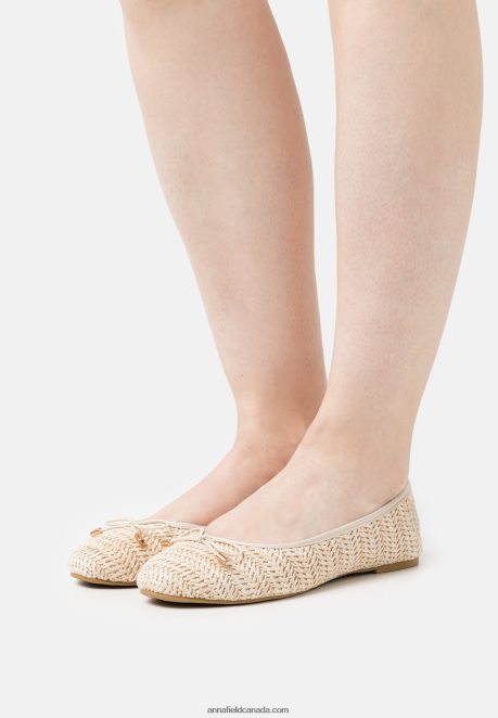 Anna Field Women Ballet Pumps Beige H42J4Z2154