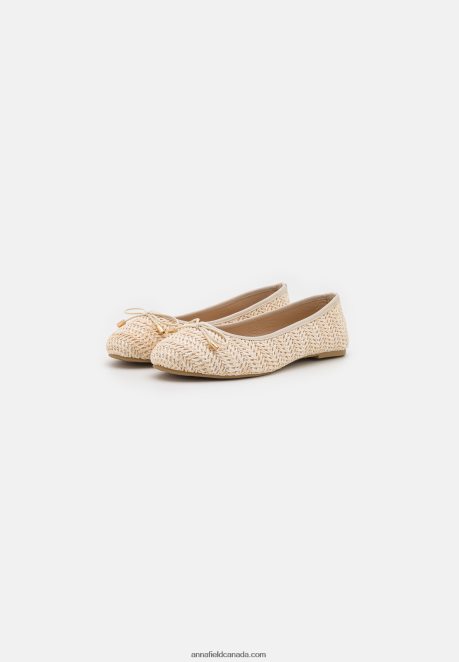 Anna Field Women Ballet Pumps Beige H42J4Z2154