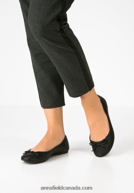 Anna Field Women Ballet Pumps Black H42J4Z2075