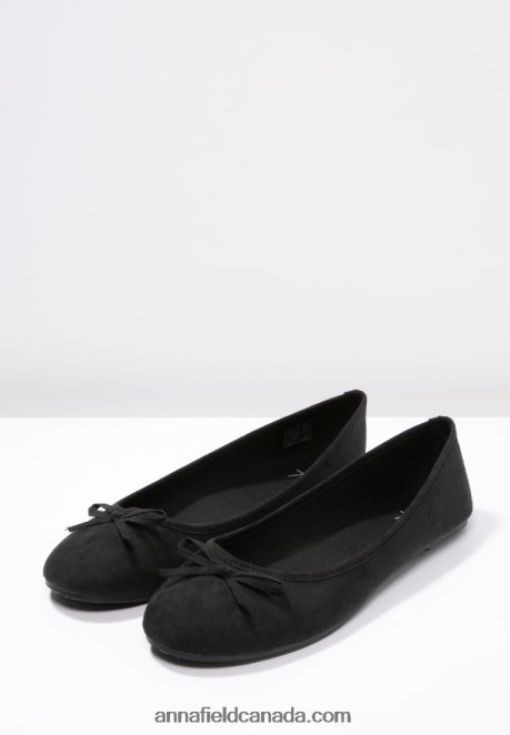 Anna Field Women Ballet Pumps Black H42J4Z2076