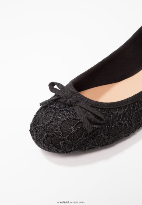 Anna Field Women Ballet Pumps Black H42J4Z2079