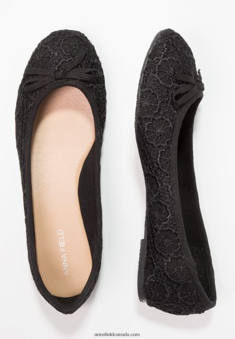 Anna Field Women Ballet Pumps Black H42J4Z2079