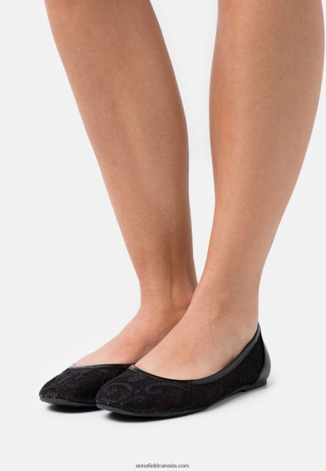 Anna Field Women Ballet Pumps Black H42J4Z2080