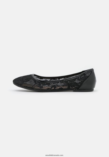 Anna Field Women Ballet Pumps Black H42J4Z2080