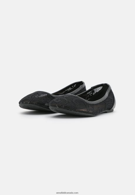 Anna Field Women Ballet Pumps Black H42J4Z2080