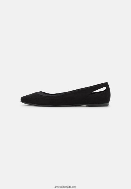 Anna Field Women Ballet Pumps Black H42J4Z2089