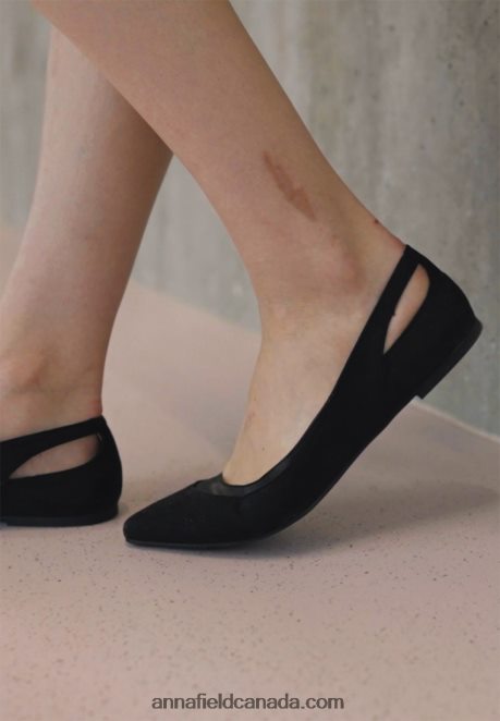 Anna Field Women Ballet Pumps Black H42J4Z2089