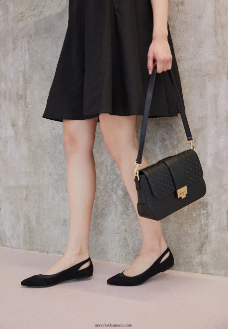 Anna Field Women Ballet Pumps Black H42J4Z2089