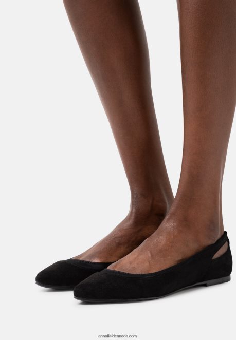 Anna Field Women Ballet Pumps Black H42J4Z2089