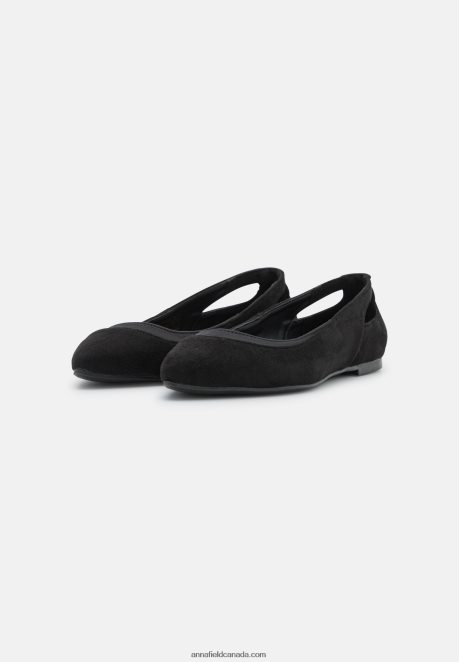 Anna Field Women Ballet Pumps Black H42J4Z2089