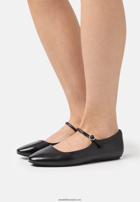 Anna Field Women Ballet Pumps Black H42J4Z2124