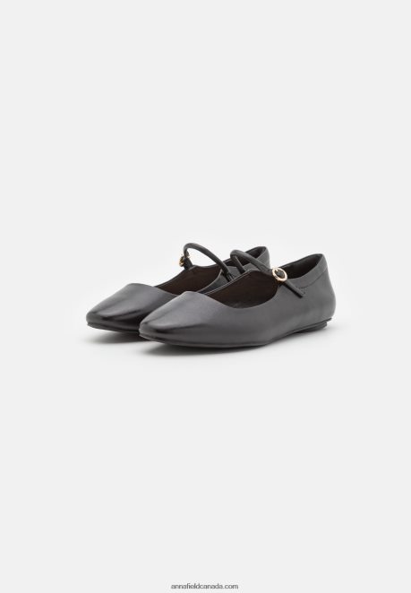 Anna Field Women Ballet Pumps Black H42J4Z2124