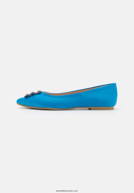 Anna Field Women Ballet Pumps Blue H42J4Z2152