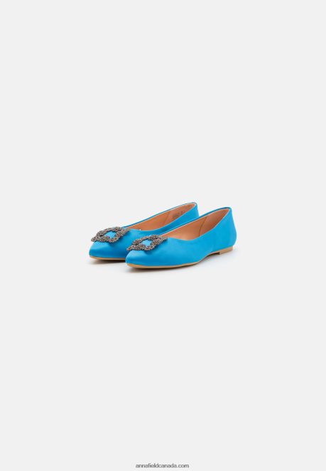 Anna Field Women Ballet Pumps Blue H42J4Z2152