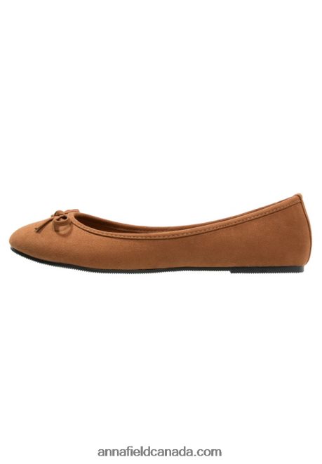 Anna Field Women Ballet Pumps Cognac H42J4Z2068