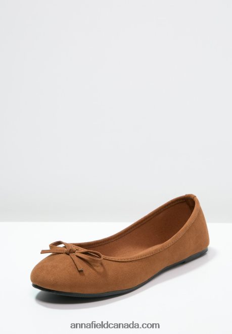 Anna Field Women Ballet Pumps Cognac H42J4Z2068