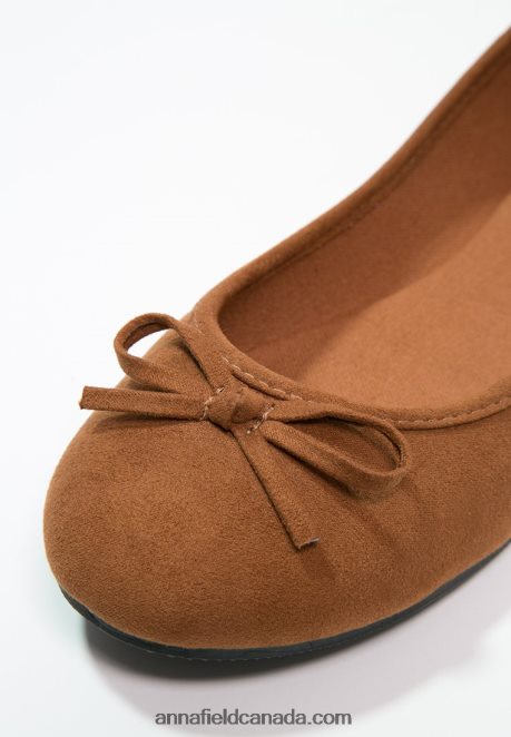 Anna Field Women Ballet Pumps Cognac H42J4Z2068