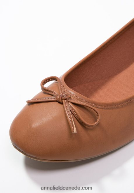 Anna Field Women Ballet Pumps Cognac H42J4Z2088