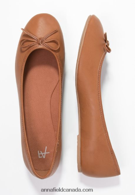 Anna Field Women Ballet Pumps Cognac H42J4Z2088