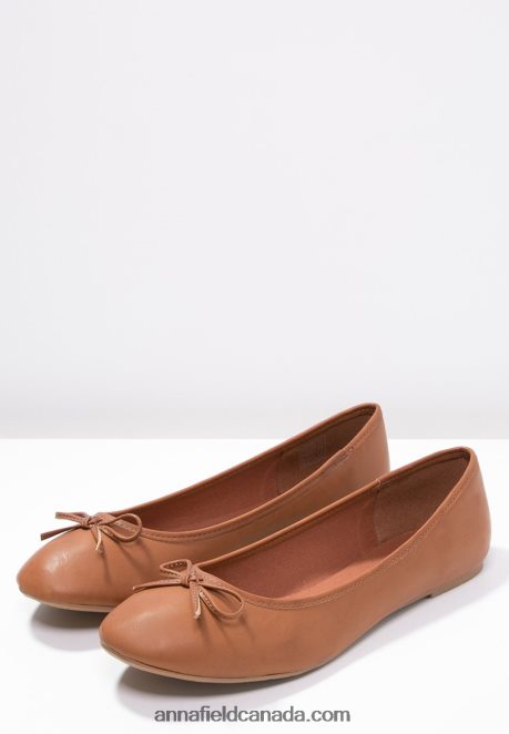 Anna Field Women Ballet Pumps Cognac H42J4Z2088