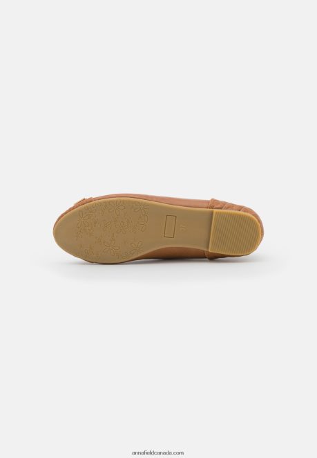 Anna Field Women Ballet Pumps Cognac H42J4Z2123