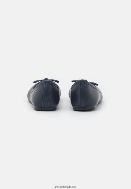 Anna Field Women Ballet Pumps Dark Blue H42J4Z2067