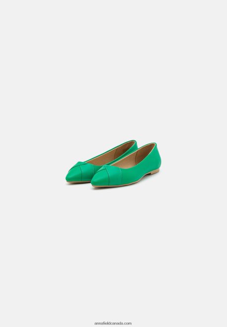 Anna Field Women Ballet Pumps Green H42J4Z2133