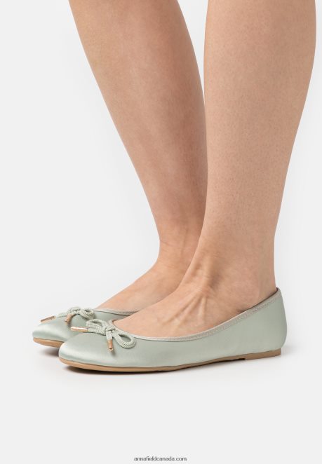 Anna Field Women Ballet Pumps Green H42J4Z2149
