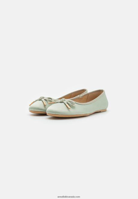 Anna Field Women Ballet Pumps Green H42J4Z2149